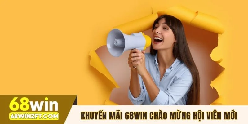 Khuyến mãi 68WIN chào mừng hội viên mới